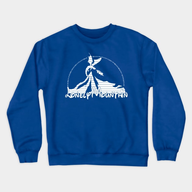 The Lonely Mountain Crewneck Sweatshirt by Eruparo